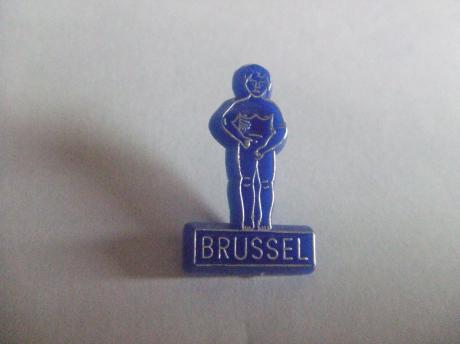 Brussel Manneke pis blauw